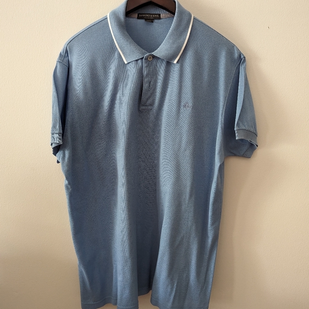 Bamford & Sons Blue Polo Shirt XL